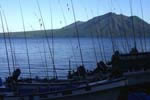 支笏湖、樽前の釣り明けの日