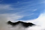 大雪山、銀泉台の石北峠の霧晴れて