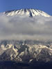 羊蹄山の四季、雪解の頃　真狩村