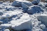 オホーツクの流氷、冷えこんだ朝