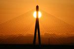 北国に陽の昇るとき、江別新大橋