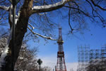 冬の札幌レポート、テレビ塔