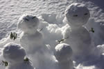 冬の札幌レポート、ミニ雪像