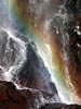 滝の情景、黄金の虹