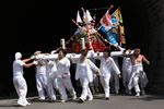 祭りの情景、美国神輿