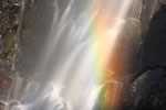 虹の有る風景、石狩雄冬滝