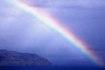 虹の有る風景、屈斜路湖