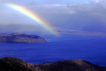 虹の有る風景、屈斜路湖