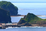 北海道の漁港風景、ウトロ漁港