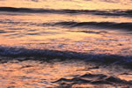 波の情景、夕波