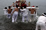 美国祭の日、海え