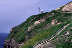積丹ブルー、チャレンカ小道の灯台