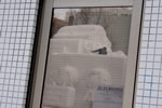 雪祭り 斜め撮り、写り窓