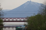 支笏湖３、糊口の赤い橋
