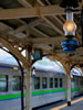 小樽の午後、ローカル列車