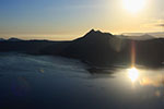 北国に日は昇る、摩周湖