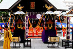 札幌祭りの御輿、頓宮