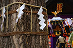 札幌祭りの御輿、頓宮神木