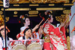 札幌祭りの御輿、太鼓の音