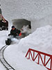 雪祭斜め撮り、雪列車