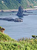 周遊　積丹半島、神岬たこ岩