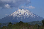 羊蹄山を撮る、中山峠の羊蹄山