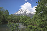 羊蹄山を撮る、尻別川の富士