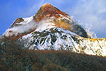 北国の山風景、昭和新山 ２