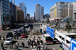 札幌駅、エスタ前から　西方向