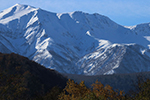 晩秋　層雲峡、大雪連峰　３