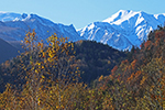 晩秋　層雲峡、大雪連峰　５